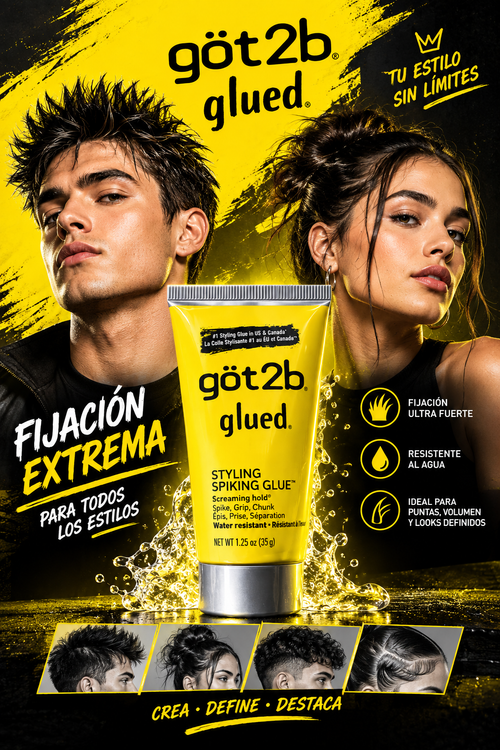 göt2b Glued – Gel de Fijación Fuerte para Cabello