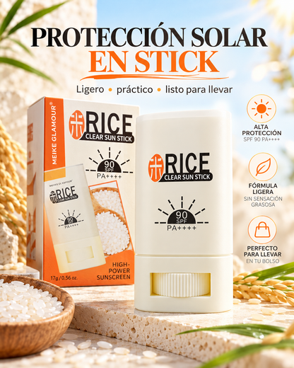 Rice Clear Sun Stick – Protector Solar en Barra ☀️